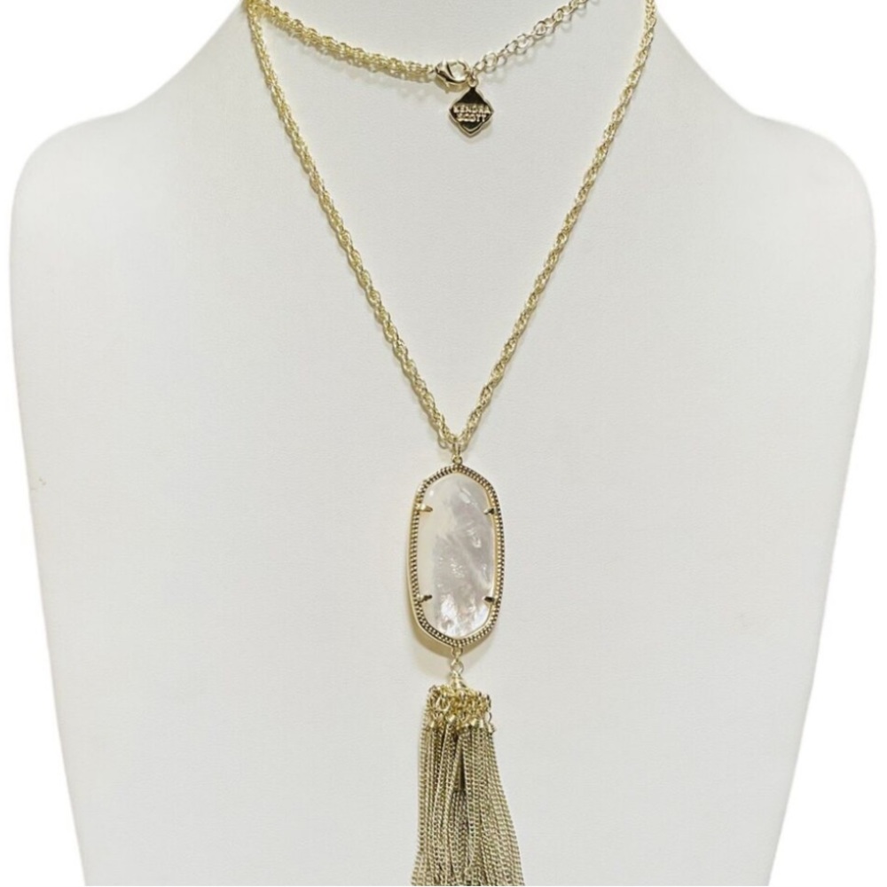 Kendra Scott Rayne Ivory Pearl Gold Necklace